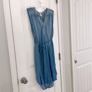 Liz Lange Denim Maternity Dress